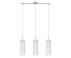 Briloner Leuchten LED colgante de techo & – Lámpara de techo, con regulador de 3 focos, comedor & comedor, Salón de y mantas de lámpara, 5 W, longitud: 120 cm
