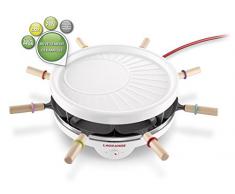 LAGRANGE 129013 8personas(s) 800W Blanco raclett eléctrico - Raclette (800 W, 300 mm, 135 mm, 2,06 kg)