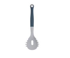 Kitchencraft Colourworks – Multi pasta servidor/medidor de espaguetis cuchara, 29 cm (11.5 ), silicona, Classic Gris, 8,5 x 2,5 x 29 cm