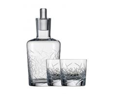 Zwiesel 1872 Hommage Clace, Juego de Whisky, 3 piezas, Garrafa y vasos de Whisky, 118705
