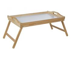 Premier Housewares - Bandeja para la Cama con Patas (Madera de Pino, Plegable)