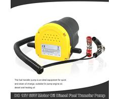 Bomba de transferencia diesel de aceite del motor del extractor de fluido, bomba de transferencia de combustible de succión de aceite de 12V 60W, 250L / hora y tubos