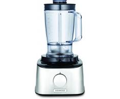 Kenwood FDM301 Procesador de Alimentos, 800 W, 2.1 litros, Acero Inoxidable, 2 Velocidades, Negro/Plateado