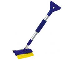 Mannesmann - M01105 - Cepillo para la nieve telescópico, incluye raspador de hielo