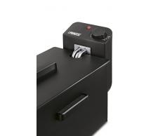 Princess 182727 Deep Fat Fryer - Freidora, Zona Fría, Filtro de Seguridad, Volumen de 3 litros, Color Negro