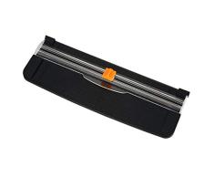 Cortador de papel portátil Guillotina Recortador de papel Scrapbooking con protección de seguridad para el corte estándar de papel A2 A3 A4 A5, fotos o etiquetas - Negro