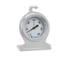 Lantelme Termómetro de horno 300 grados de acero inoxidable inoxidable para colgar y colocar en el horno Termómetro analógico 5843