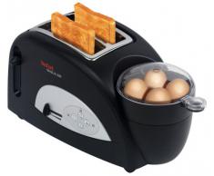 Tefal TT 5500 TOAST N EGG, Negro, Plata, 1200 W - Tostadora