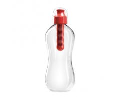 Bobble BPA-Free - Botella de agua con filtro integrado (550 ml, sin BPA), color rojo