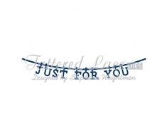 Tendedero para ti: craquear encaje Tarjeta de Metal morir Stephanie Weightman