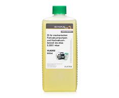 Octopus Aceite para bomba de vacío, aceite de vacío, botella de relleno con 500 ml, aceite especial para bomba de vacío con un intervalo de ebullición reducido para bombas de vació alto y medio, bombas rotativas a paletas,