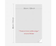 DIYthinker Vasos Jirafa Hermoso Vinilo Pegatinas Cartel Mural del Papel Pintado de la Etiqueta de Habitaciones 80X55Cm 80cm x 55cm