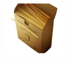 GreenFeel Agitadores de madera para café té 178 mm 7 2000 vasos de papel de incienso caliente bebidas frías Take Away al aire libre Viajes