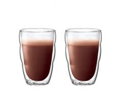 Bodum - 10485-10 - Pilatus - Set de 2 vasos térmicos - 0,35 l - borosilicato - transparentes
