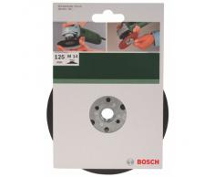 Bosch 2 609 256 257 - Plato lijador para amoladoras angulares, sistema de sujeción, 125 mm