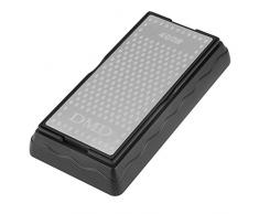 Piedra de afilar - Afilador de piedra de afilar de diamante de doble cara de 200x70 mm y 400/1000 Piedra de afilar con base antideslizante para cuchillos de cocina Tijeras Maquinillas de afeitar