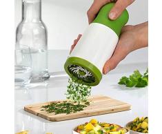 FISISZ Comida casera Molinillo de Hierbas Molino de Especias Trituradora de perejil Picador Cortador de Vegetales y Frutas Molinillo de Especias Accesorios de Cocina