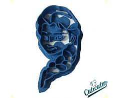 Cuticuter Frozen Elsa Cortador de Galletas, Azul, 8x7x1.5 cm