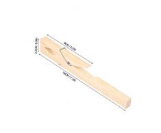 Tenedor de madera de la abrazadera del tubo de ensayo 10pcs para la herramienta de prueba del equipo de laboratorio