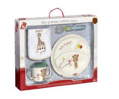 Vulli 460008 - Vajilla infantil en maletín (melamina), diseño de Sophie la jirafa