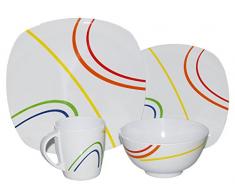 100% melamina vajilla de camping tienda de campaña 16 piezas picnicware Caravan Camper Line color