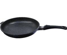 Pradel Excellence 52410M - Sartén con revestimiento de piedra (aluminio, diámetro 32 cm), color negro
