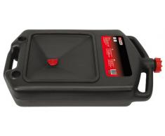 KS Tools 150.9357 - Recipiente captador de líquidos de plástico, plana (tamaño: 8 litros, diámetro 340 mm)