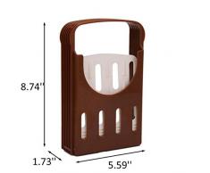 Rebanadora de Pan, Corte de pan Plegable para Hornear pan Sandwich pan Cortadora pan Tostado Rebanada Cortador Rodajas Incluso Herramienta de la Guía