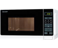 Sharp Electronics R242WW - Microondas, color blanco
