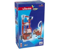 Vileda - Carro de limpieza y aspiradora de juguete (Theo Klein 6742)