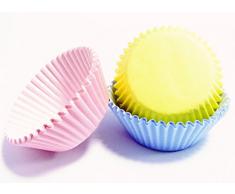 PME Estuches de Papel Color Pastel para Hornear Magdalenas, TamaÃ±o Mini, Paquete de 100