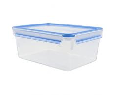 EMSA CLIP & CLOSE - Recipiente hermético rectangular, grande, 3,7 l