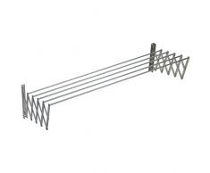 Sauvic Aluminio Tendedero Extensible 130 Cm, 140x78x26.5 cm