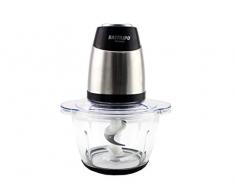 Bastilipo PE-350 Picadora electrica de alimentos de 350w y capacidad de 1,2l, 1.2 litros, Negro