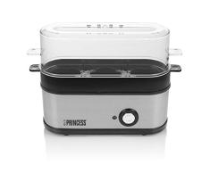 Princess 262043 Cocedor para 3 huevos, acero inoxidable