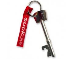 Suck Uk SK KEY01 Abridor de botellas de llave, Metal, Plata