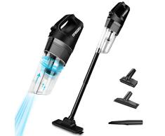 oneday Aspiradora de Mano, 6 en 1 Aspirador Escoba sin Cable 4000mAh Bateria Recargable Aspiradora sin Bolsa Uso hasta 40min, para casa/Coche/Grieta etc - Capacidad 0.6L