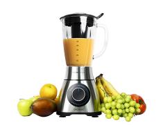 Cecotec Batidora de Vaso Power Black Titanium 1300 PerfectMix. 1300 W, Cuchilla 6 Hojas con Recubrimiento Titanio Negro, Capacidad 1,8 l, Incluye Filtro licuados