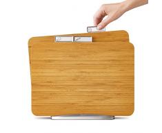 Joseph Joseph Index 3 piezas Juego de tabla de cortar, madera de bambú, 35 x 9,5 x 29,5 cm