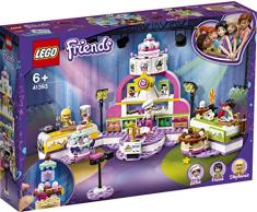 LEGO Friends - Concurso de Repostería, Juguete de Construcción, Programa de Televisión de Comida: Pasteles y Dulces, Incluye Jueza y Trofeo, a Partir de 6 Años (41393)