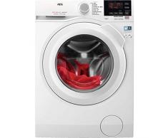 AEG L6FBG141 Lavadora de Libre Instalación, Carga Frontal, 10 Kg / 1400 rpm, Serie 6000, Motor Inverter, Programa Rápido, Panel de control LCD, Puerta XL Blanca, Color Blanco, A+++ -20%