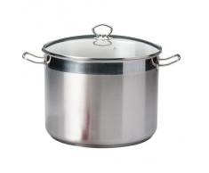 KrÃ¼ger 74234 - Olla Grande Multiusos con Tapa de Cristal (20 L, Acero Inoxidable)