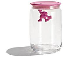 Alessi AMDR04 P Gianni - Tarro de cristal (70 cl), tapa color rosa