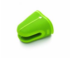 Lékué Protection - Pinza para Cocina, Silicona, Color Verde/Negro