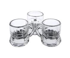 Schramm® 12 pcs. vasos de chupito 3cl Stamper Vasos de chupito Bar Shot glass Stamper Short 3cl Stamperle 12 pack