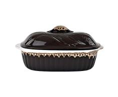 Cocina Asada Artesanal – Olla de Fuego – Cazuela de Terracota de 35 cm – Colì
