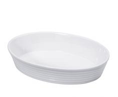Küchenprofi 750018220 - Fuente de porcelana para horno (diseño ovalado, 20 cm)