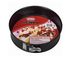 Kaiser Classic Molde Redondo Desmontable, Antiadherente recubierta, Negro, 28 cm