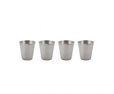 vaso de metal irrompible Juego de 6 vasos de acero inoxidable para actividades al aire libre en interiores y ni/ños WhopperIndia