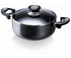 Beka Pro Induc - Cacerola con Tapa de Cristal, 24 centÃ­metros, Compatible con inducciÃ³n, Aluminio, Interior Revestido